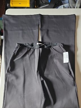 Maurices Black Women's Scuba Dress Pants - Wide/flair Leg 5BIN B113